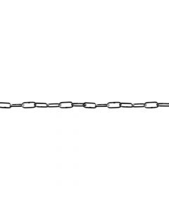 The galvanized chain, 1.6mm diameter, dimensions 7x14mm