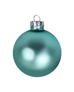 Sferë dekoruese, qelq, bojëqielli, dia 6 cm, 1 copë