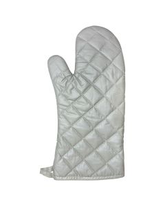 Easy oven mitt, Size: 38 cm, Color: Grey, Material: Polyester