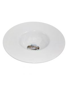 Intensity deep dish, size:24xH6cm Color: White, Material: Porcelain