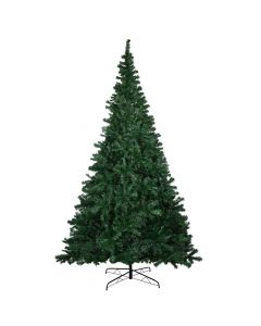 Pemë e Vitit të Ri, Madhësia: 320 cm, Dendësia: 2100 degë, Baza metalike, Ngjyra: E gjelbër