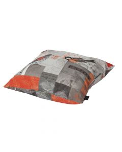 Decorative pillow, Enjoy, 50%cotton 50% polyester, gray, 50x50x12 cm