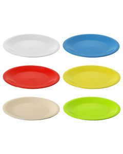 Plastic plate LUNA, Size: dia 23.5cm, Color: Mix, Materiali: PVC