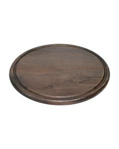 Cutting board pizza, Size: Dia 36 x 2 cm, Color: Brown, Material: Wood
