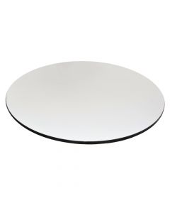 Suprinë tavoline, HPL, e bardhë, Dia.60 cm