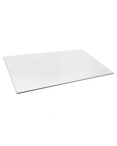 Suprinë tavoline, HPL, e bardhë, 80x140 cm