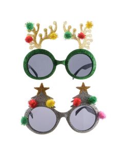 Syze festive, plastike, ngjyra të ndryshme, 12x15 cm