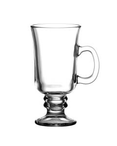 Irish coffe mug, 28.4 cl, transparent, 2 piece