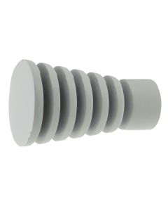 Finale per shufer perde, Cono 3D, metalik, e bardhe, dia 20 mm