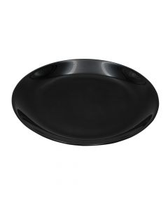 Dessert plate, Evolutions, opal, black, dia 19 cm
