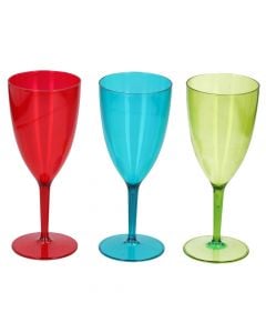 Gotë vere, ngjyra te ndryshme, 300 ml, Ø8 xH19.5 cm
