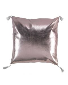 Decorative pillow METALLIC polyester, pink, 40X40cm