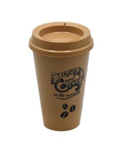 Frappe cup, plastic, 400 ml