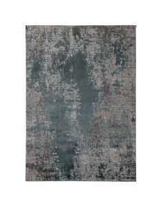 Hawara carpet, 45% polyester / 45% cotton, neoclassical, gray shades, 230 x 160 cm