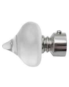 Knobs for stainlees steel rod, dia 28 mm
