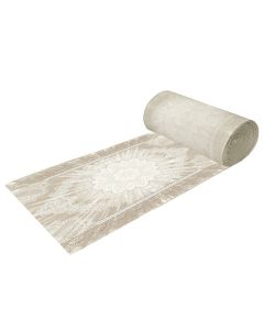rug Opera,  neoclassical,  polyester + heatset,  beige shades,  80 cm