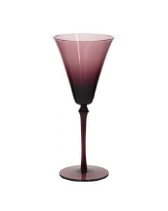Gotë vere, Cab, qelq, plum, Ø10 xH23 cm, 28 cl