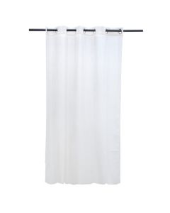 Thin curtain with rings, polyester, whit