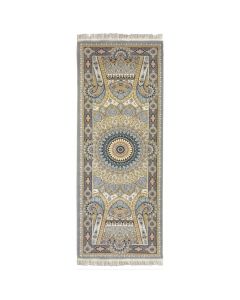 Rrugicë Persiane, 100% akrilik, krem / blu, 75 x 200 cm