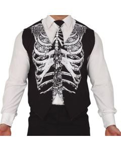 Jelek skeleton dhe kollare, pambuk, standarte, bardhë, zezë.