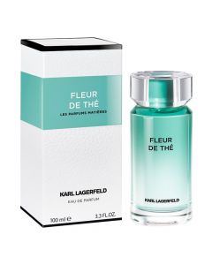 Eau de parfum (EDP) për femra, Fleur de Thé, Karl Lagerfeld, qelq, 100 ml, e gjelbër, 1 copë