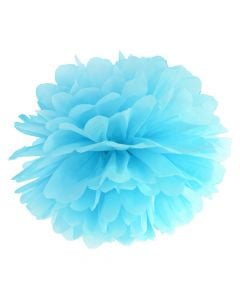 Blotting paper Pompom, sky-blue, 25 cm, 1 pieces