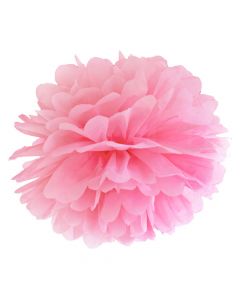 Lule dekorues, për festa, rozë, 25 cm, 1 copë