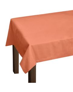 Mbulesë tavoline, 140x180, 6 persona, pa peceta, portokalli e mbyllur