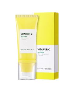 Krem-xhel hidratues për përmirësimin e tonit të lëkurës, VitaPair C, Nature Republic, plastikë, 50 ml, e verdhë, 1 copë