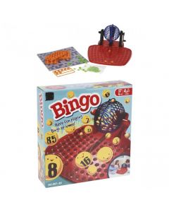 Bingo board game for kids, Bingo Game, plastic, 29.2x28x8 cm, red and yellow, 1 piece