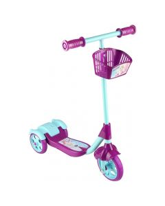 Scooter for kids, plastic and aluminum, 70 cm, pink, 1 piece