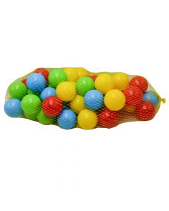 Colorful play pool balls, Pilsan, plastic, Ø6 cm, miscellaneous, 50 pieces