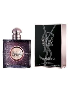 Eau de parfum (EDP) for women, Black Opium Nuit Blanche, Yves Saint Laurent, glass, 50 ml, pink and black, 1 piece