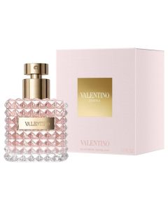 Eau de parfum (EDP) for women, Donna, Valentino, glass, 50 ml, pink and gold, 1 piece