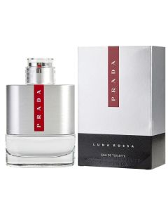 Parfum për meshkuj, Luna Rossa, Prada, EDT, qelq, 100 ml, e kuqe dhe argjend, 1 copë