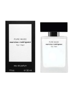 Eau de parfum (EDP) for women, Pure Musc For Her, Narciso Rodriguez, glass, 30 ml, white and black, 1 piece