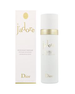Deodorant i parfumuar për femra, J'adore Dior, Christian Dior, alumin, 100 ml, e bardhë dhe gold, 1 copë
