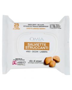 Wet wipes, with argan oil, Omia, 25 pieces