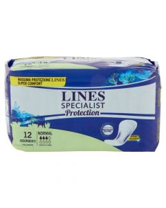 LINES Specialist Protection Absorb.Normal Perd.Medie 12 copë