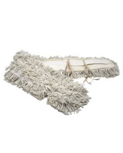 Cleaning mop, cotton, 105 cm, bardhe