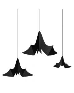 Hanging decoration,"Bats", 47x23 cm, black