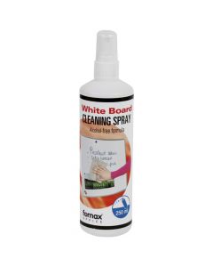 Detergent spray for cleaning whiteboards, Fornax, plastic, 250 ml, white, 1 piece