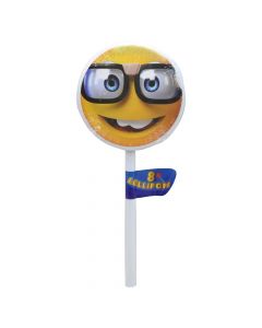 Emoji XL lollipops, 8 pieces, 64gr