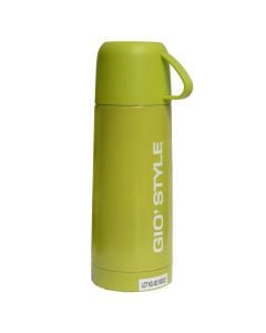 Vacuum bottle (thermos) with cup, GioStyle, plastic and stainless steel, 500 ml, assorted, 1 piece