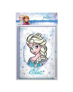 Ditar për fëmijë, Frozen, Diakakis, karton dhe letër, 18x13 cm, e bardhë dhe e kaltër, 1 copë