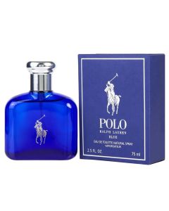 Eau de toilette (EDT) for men, Polo Blue, Ralph Lauren, glass, 75 ml, blue, 1 piece