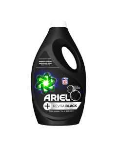 Detergjent i lëngshëm për larjen e rrobave, Ariel + Revita Black, 15 larje, 825 ml