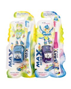 Furçë dhëmbësh për fëmijë, Max Dent, plastikë, 22x5 cm, mikse, 1 copë