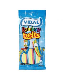 Gummy candies, Rainbow Belts, Vidal, plastic, 100 g, blue, 1 piece