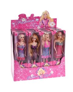 Kukull për fëmijë, Fashion Doll, plastikë, 28 cm, mikse, 1 copë